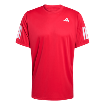 ADIDAS Club Tennis Climacool 3-Streifen T-Shirt Herren (pure ruby) - Front Center View