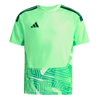 ADIDAS Tiro26 Competition Kurzarm-Torwarttrikot Kind (lime burst) - Front Center View