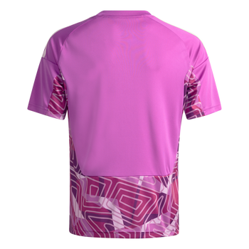 ADIDAS Tiro26 Competition Kurzarm-Torwarttrikot Kind (flash pink) - Back Center View