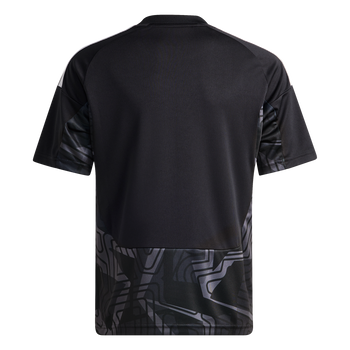 ADIDAS Tiro26 Competition Kurzarm-Torwarttrikot Kind (black) - Back Center View