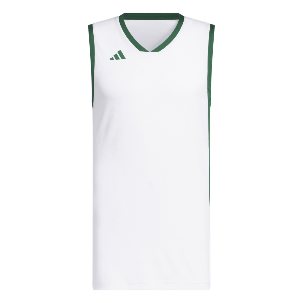ADIDAS 3G Speed Basketballtrikot Zum Wenden Herren (white/team dark green) - Front Center View