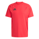 ADIDAS Tiro Travel T-Shirt Herren (team power red 2/black) - Front Center View