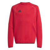 ADIDAS Tiro Travel Kids Sweatshirt Mit Rundhalsausschnitt (team power red 2/black) - Front Center View