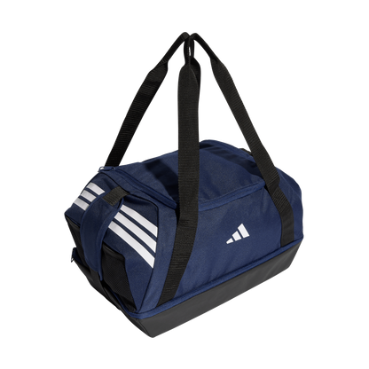 ADIDAS Tiro Dufflebag S Mit Bodenfach (team navy blue 2/white) - Front Side Lateral View