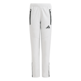 ADIDAS Tiro Travel Kids Hose, Gewebt (team light grey/black) - Front Center View