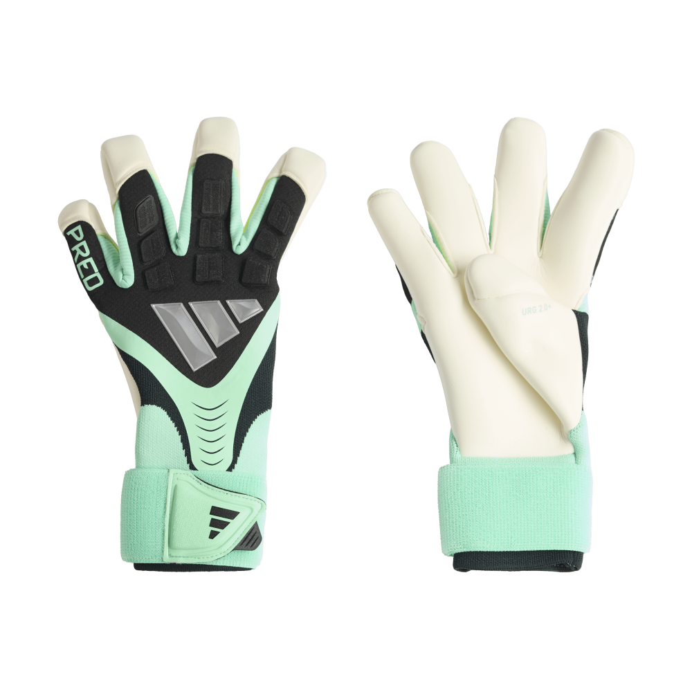 ADIDAS Pred Gl Pro Hys (black/pulse mint/silver met.) - Front Center View