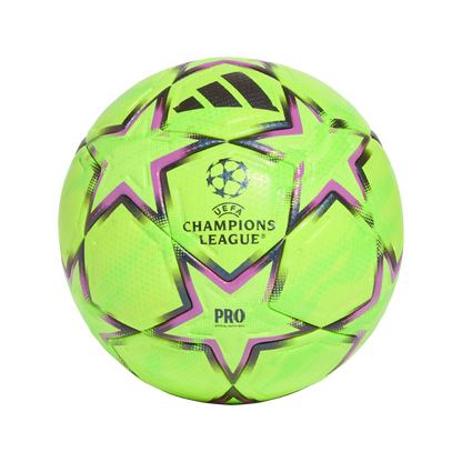 ADIDAS Ucl Pro Wtr (lucid lemon/purple burst) - Front Center View