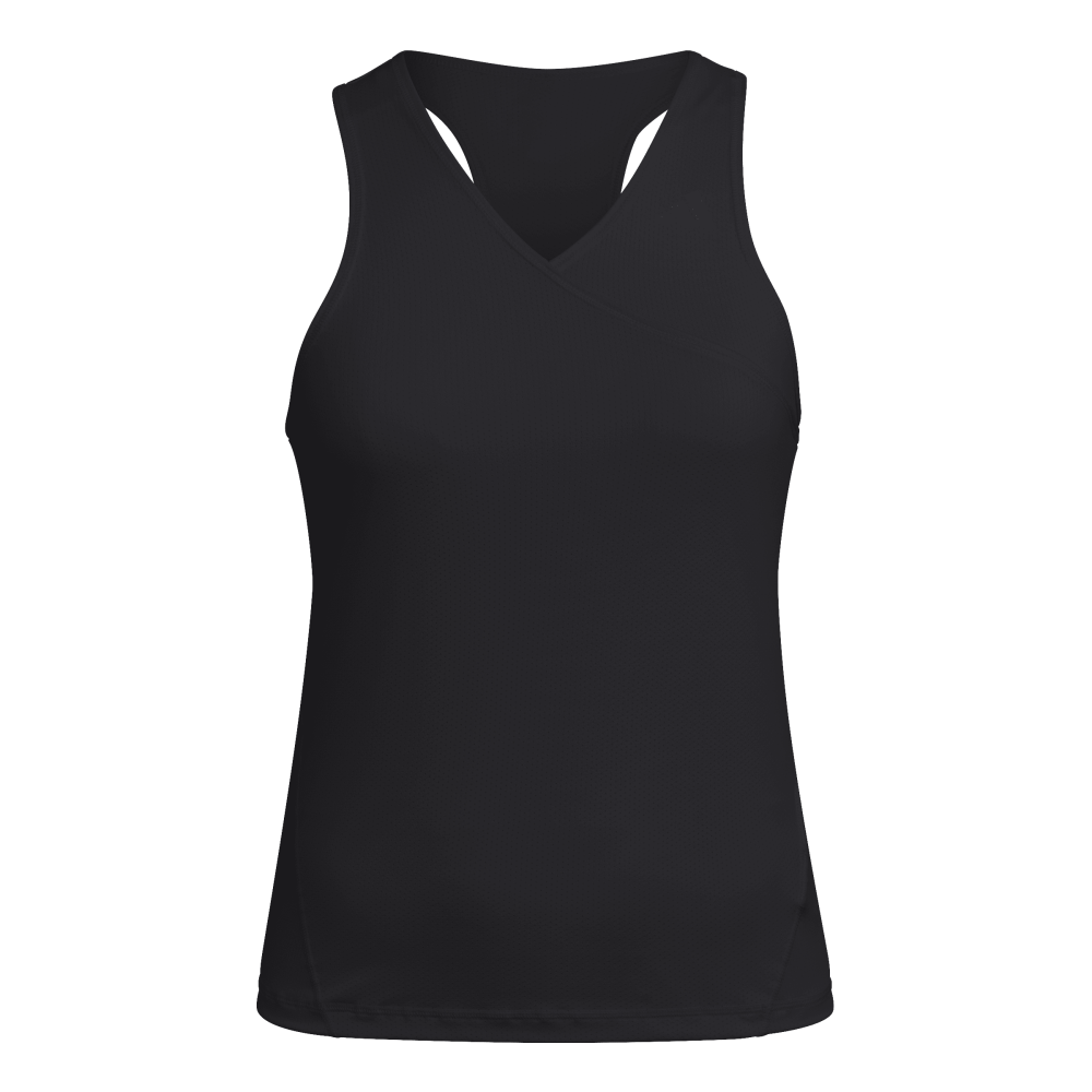 ADIDAS Club Tennis Climacool Tanktop Mit V-Ausschnitt Damen (black) - Front View