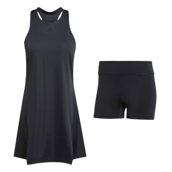 ADIDAS Club Tennis Climacool Kleid Damen (black) - Front Center View