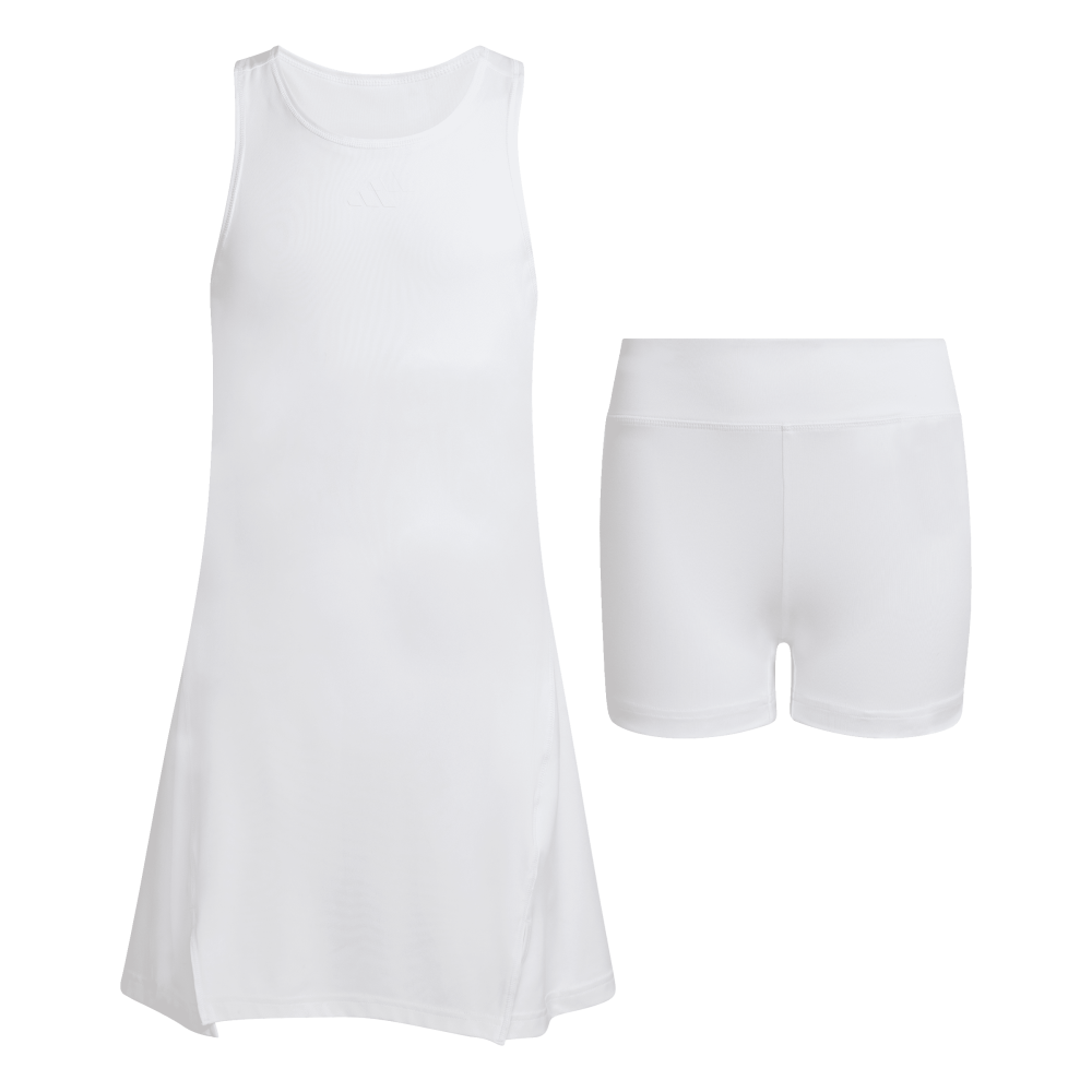 ADIDAS Girls Club Tennis Climacool Kleid Kind (white) - Front View