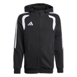 ADIDAS Tiro26 League Sweat Kids Kapuzenjacke (black/white) - Front Center View