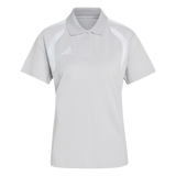 ADIDAS Tiro26 League Poloshirt Damen (team light grey/white) - Front Center View