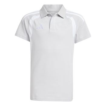 ADIDAS Tiro26 League Kids Poloshirt (team light grey/white) - Front Center View