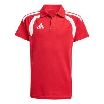 ADIDAS Tiro26 League Kids Poloshirt (team power red 2/white) - Front Center View