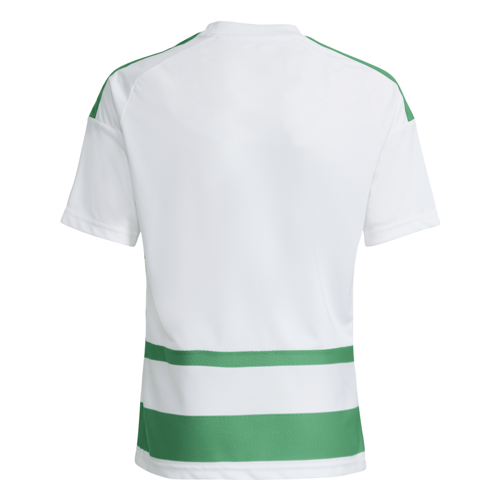 ADIDAS Hooped26 Jersey Kids (white/team green) - Back Center View
