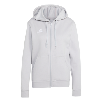 ADIDAS Entrada26 Kapuzenjacke Damen (team light grey/white) - Front Center View