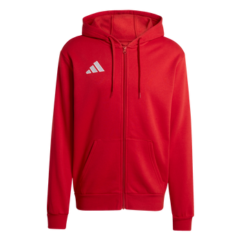 ADIDAS Entrada26 Kapuzenjacke Herren (team power red 2/white) - Front Center View