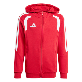 ADIDAS Tiro26 League Sweat Kids Kapuzenjacke (team power red 2/white) - Front Center View