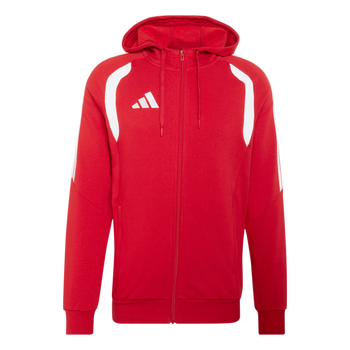 ADIDAS Tiro26 League Sweat Full Zip Hoodie Herren (team power red 2/white) - Front Center View