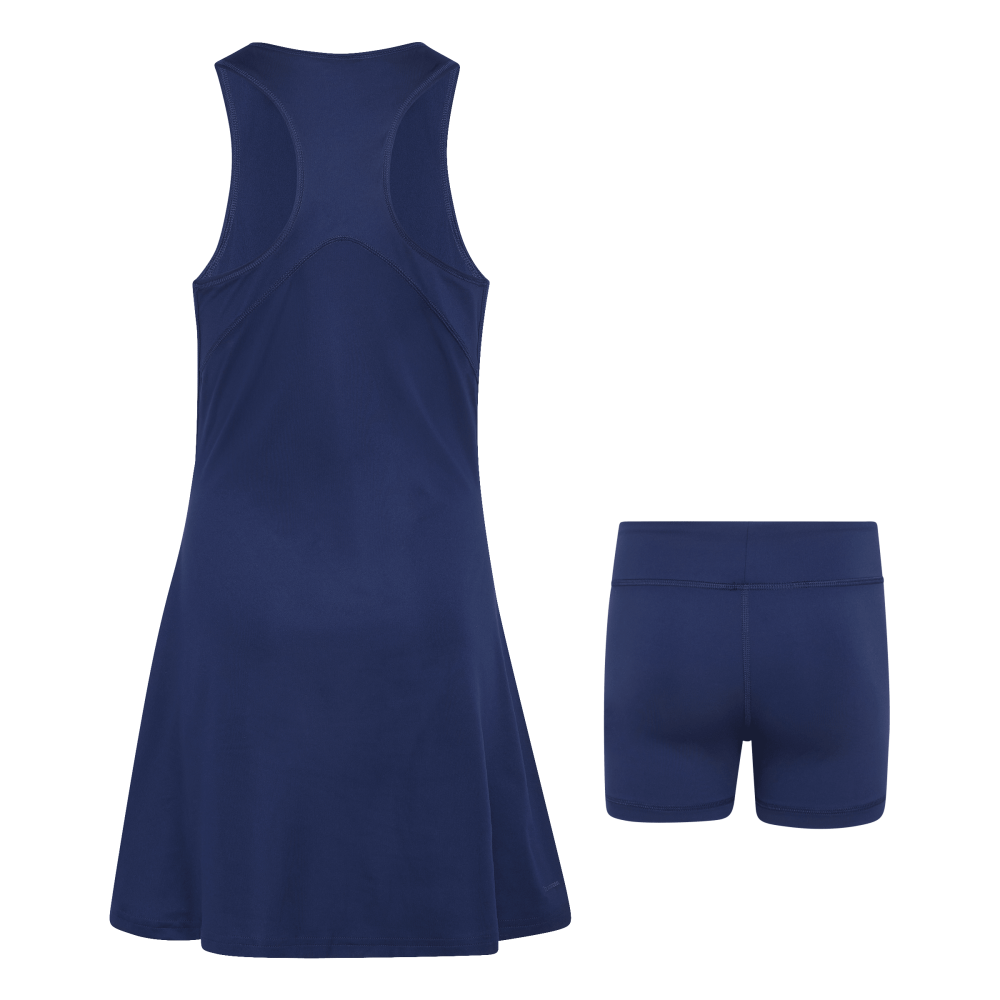 ADIDAS Girls Club Tennis Climacool Kleid Kind (dark blue) - Back Center View