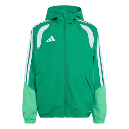 ADIDAS Tiro 26 Competition Allwetterjacke Kids (team green/semi screaming green/white) - Front View