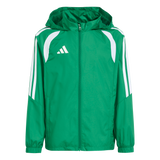 ADIDAS Tiro26 League Kids Windbreaker (team green/white) - Front View