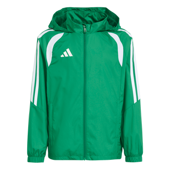 ADIDAS Tiro26 League Kids Windbreaker (team green/white) - Front Center View