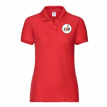 SV Brake Fan - Poloshirt Damen rot