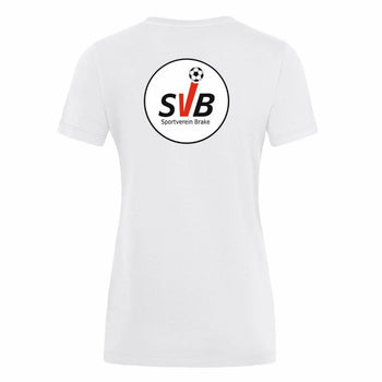 SV Brake Fan - T-Shirt V-Ausschnitt Damen weiß