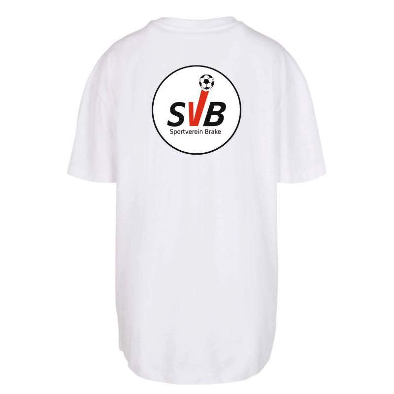 SV Brake Fan - T-Shirt oversize Damen weiß