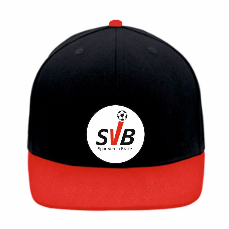 SV Brake Fan - 5-Panel Snapback Flat schwarz rot