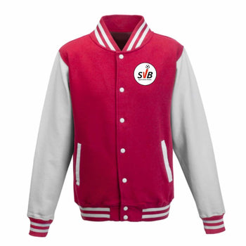 SV Brake Fan - Collegejacke Herren rot-weiß