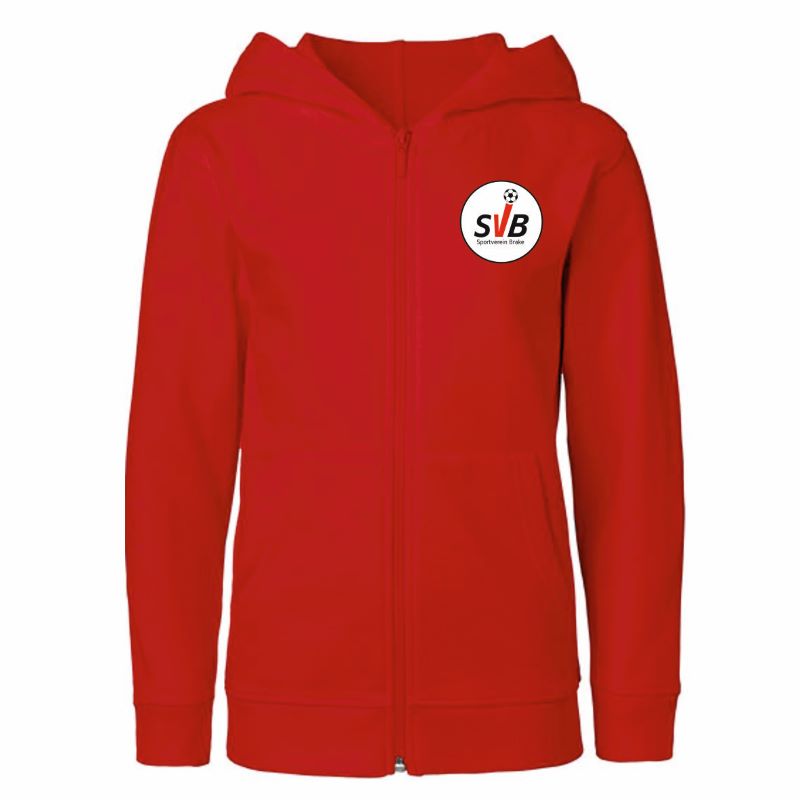 SV Brake Fan - Sweatjacke Fairtrade Kinder rot