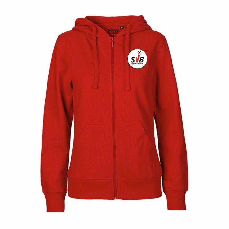 SV Brake Fan - Sweatjacke Fairtrade Damen rot