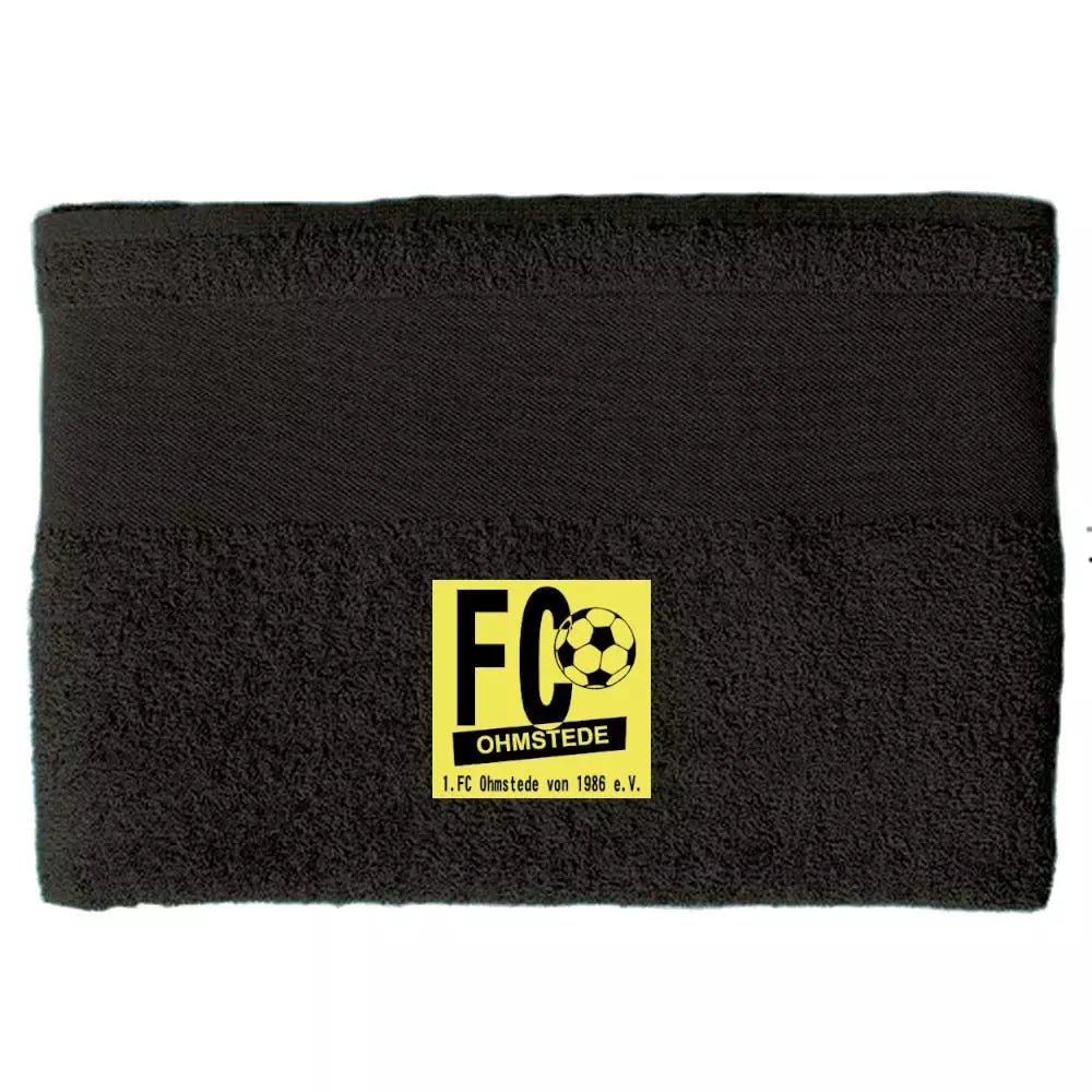 1. FC Ohmstede Fan Duschtuch Schwarz