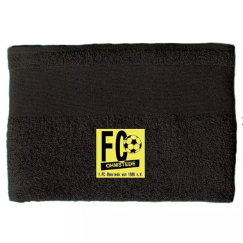 1. FC Ohmstede Fan Handtuch Schwarz