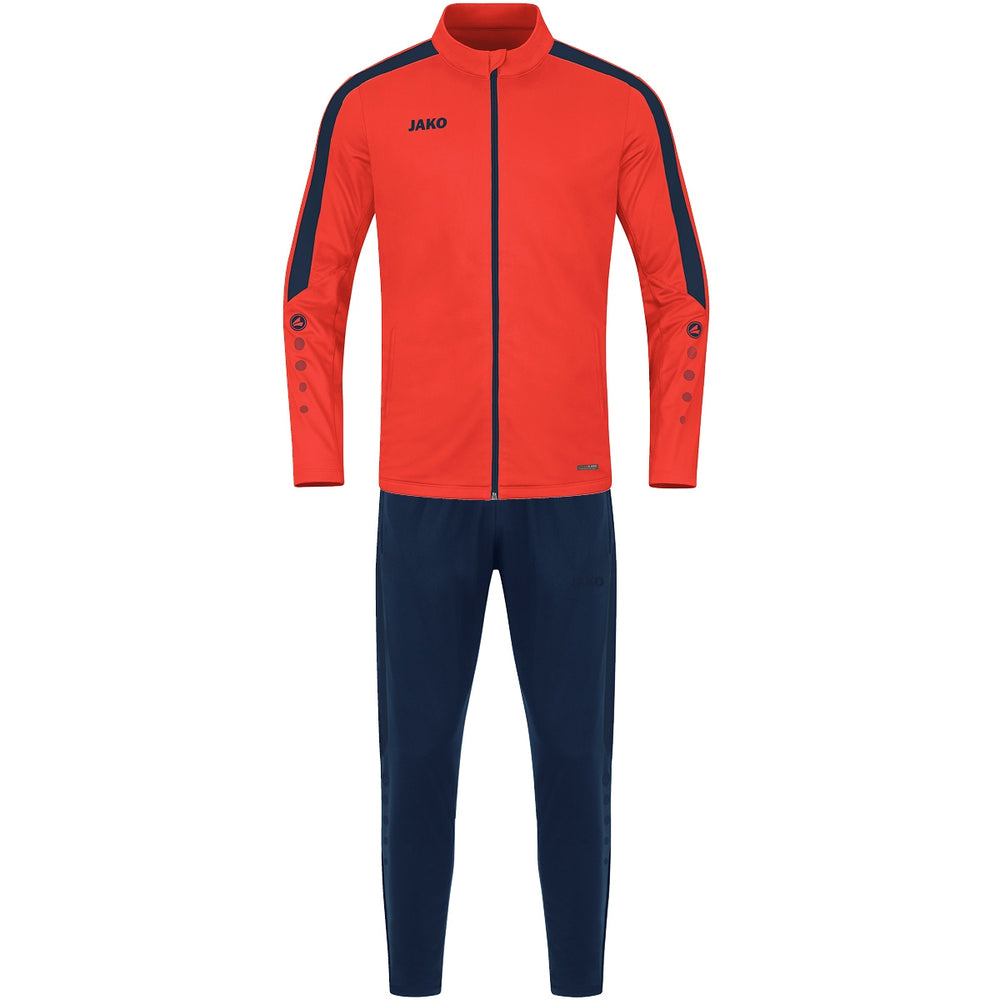 JAKO Trainingsanzug Polyester Power (flame/marine)
