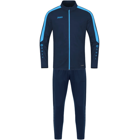 JAKO Trainingsanzug Polyester Power (marine/skyblue)