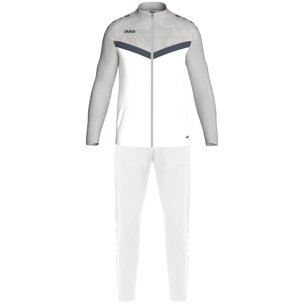 JAKO Polyesteranzug Iconic (weiß/soft grey/anthra light)