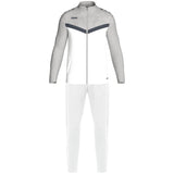 JAKO Polyesteranzug Iconic (weiß/soft grey/anthra light)