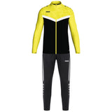 JAKO Polyesteranzug Iconic (schwarz/soft yellow)
