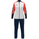 JAKO Polyesteranzug Dynamic Damen (weiß/coral/marine)