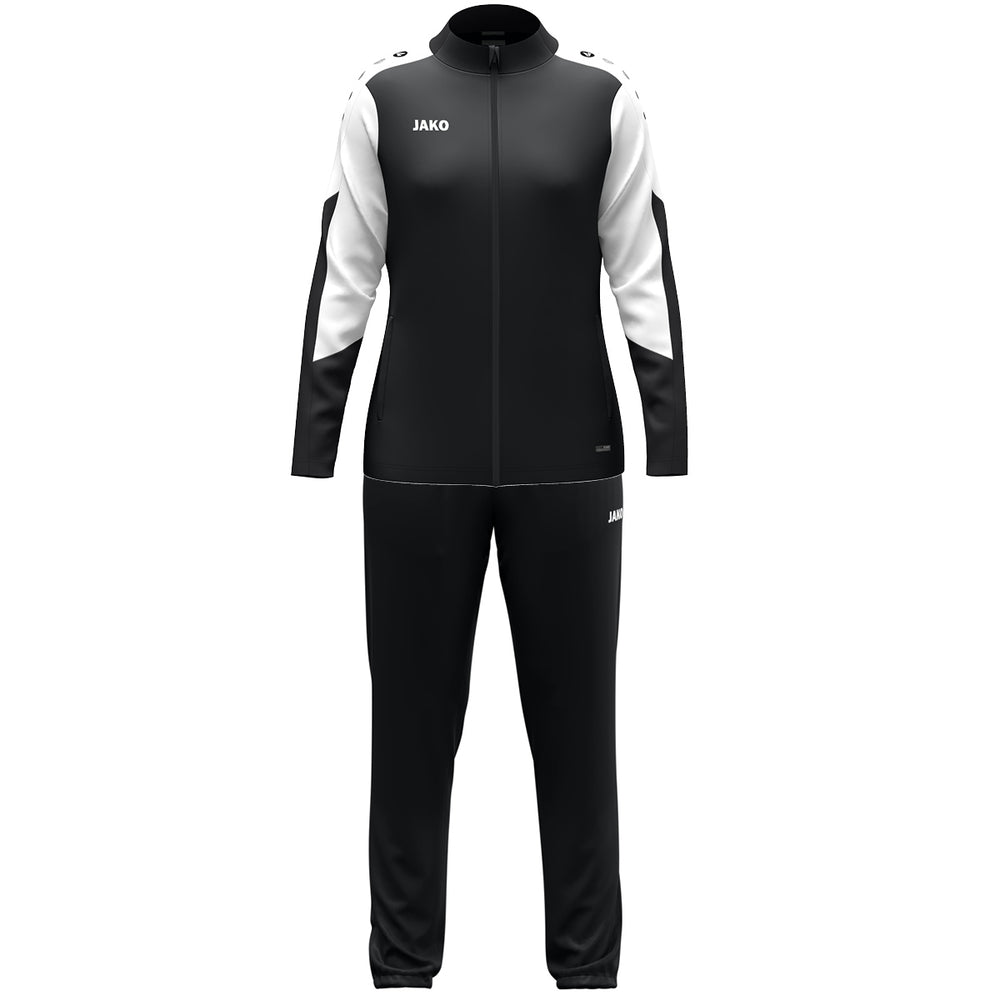 JAKO Polyesteranzug Dynamic Damen (schwarz/weiß/anthrazit)