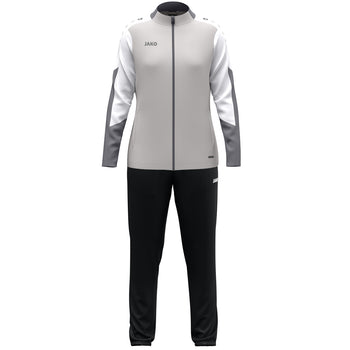 JAKO Polyesteranzug Dynamic Damen (hellgrau/weiß/grau)