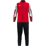 JAKO Polyesteranzug Dynamic (rot/weiß/dunkelrot)