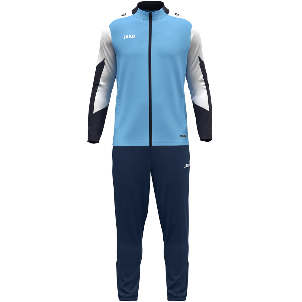 JAKO Polyesteranzug Dynamic (skyblue/weiß/marine)