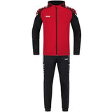 JAKO Trainingsanzug Polyester Performance mit Kapuze Kinder Rot