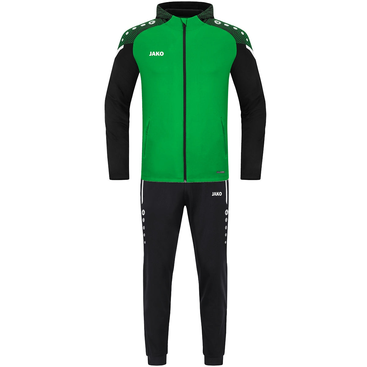 JAKO Trainingsanzug Polyester Performance mit Kapuze Kinder Grün