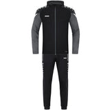 JAKO Trainingsanzug Polyester Performance mit Kapuze Kinder Schwarz