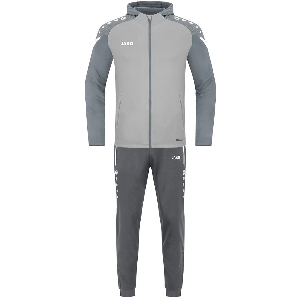 JAKO Trainingsanzug Polyester Performance mit Kapuze Unisex Grau